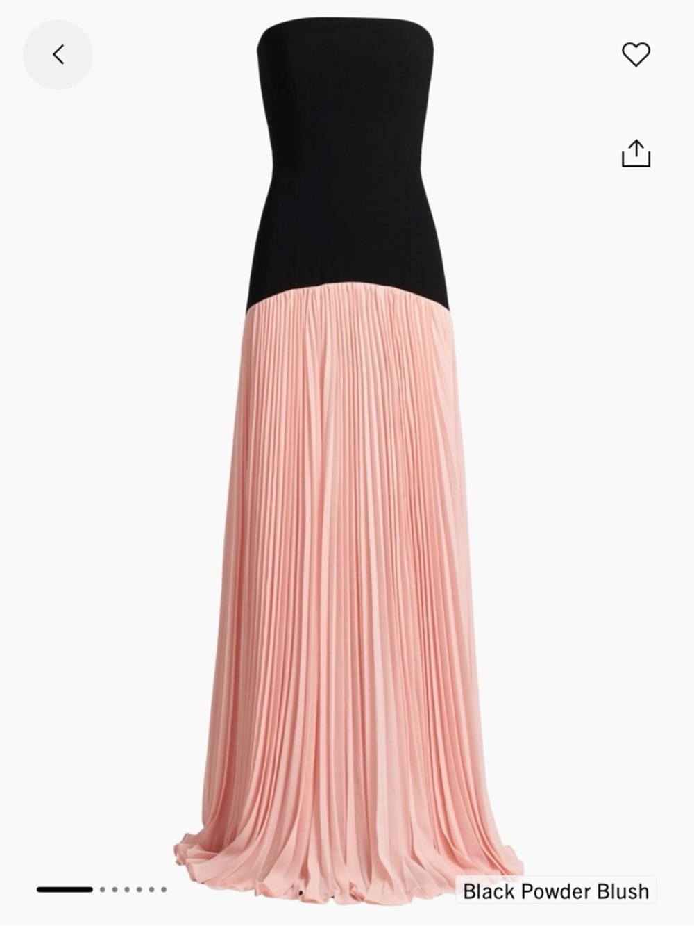 As It May - Josette Strapless Two-Tone Gown - Size 4